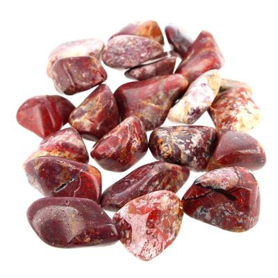 500 g EXTRA Red Opal Tumbled Stones del Madagascar