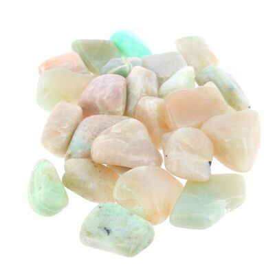 500 g Rolled Stones Green Moon Stone EXTRA