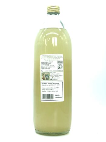 Boisson "Verveine citronnée et citron vert" - 1 litre 3