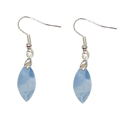 Marquise Blue Calcite Earrings