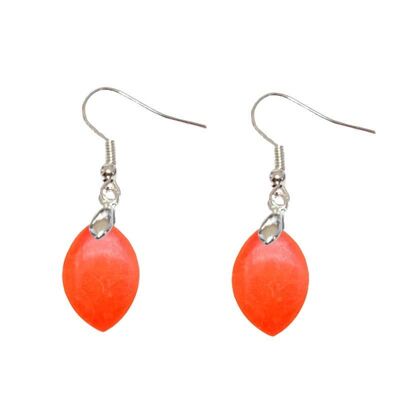 Orange Calcite EXTRA Marquise Earrings