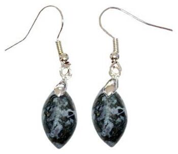 Boucles d'Oreilles Gabbro Marquise