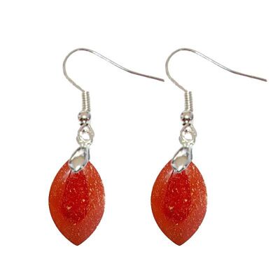 Marquise Red Jasper Earrings