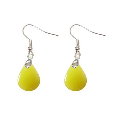 Boucles d'Oreilles Opale Verte Goutte