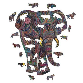 Puzzle Créatif-L’Eléphant Impérial 3