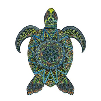 CreatifWood - La Tortue Tropicale 1