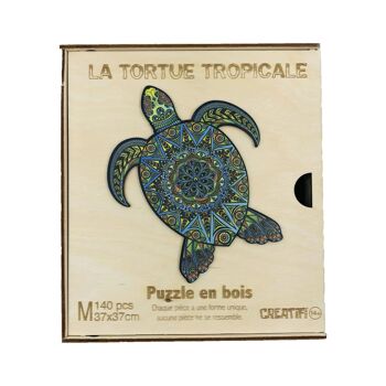 CreatifWood - La Tortue Tropicale 14