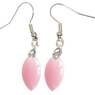 Marquise Rose Quartz Earrings