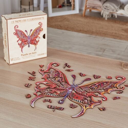 Puzzle Créatif-Le Papillon Illusionniste