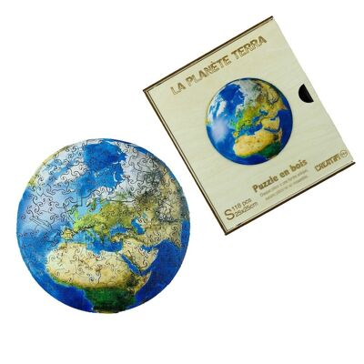 Kreatives Puzzle-Planet Terra