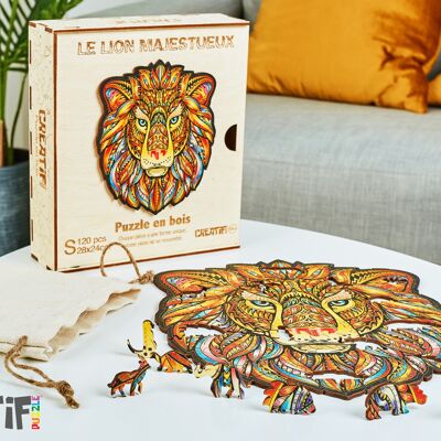 Puzzle Créatif-Le Lion Majestueux