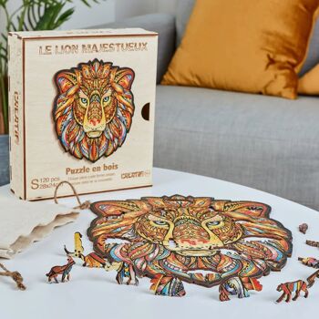 CreatifWood - Le Lion Majestueux 10