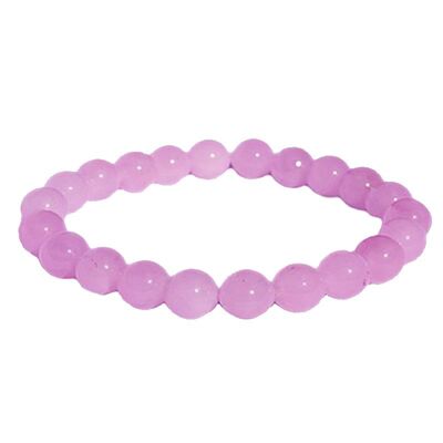 Bracelet Rose Quartz Beads 8 mm
