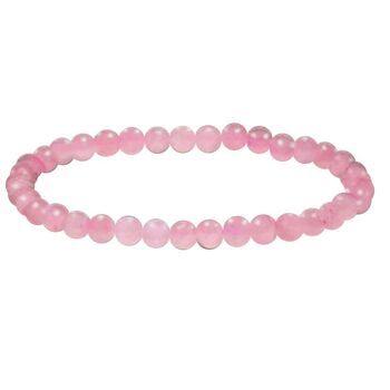 Bracelet Quartz Rose EXTRA Billes 4 mm