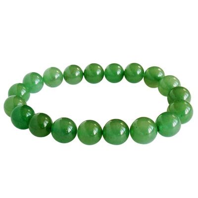 Pulsera Aventurina Verde Cuentas 10mm