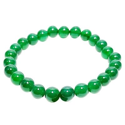 Braccialetto di avventurina verde perline da 6 mm