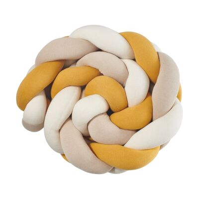 Bed snake braided trio curry beige nature