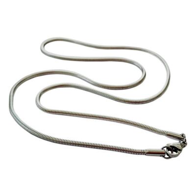 STAINLESS STEEL chain 45 cm Diameter 2 mm "Serpent" links