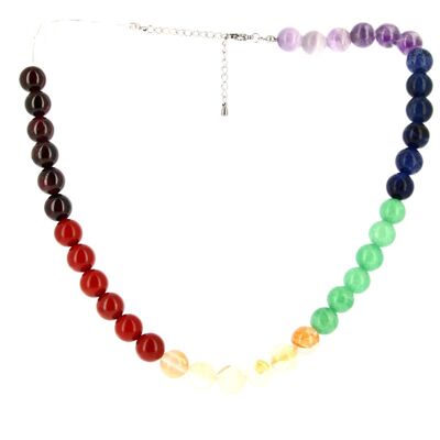 Necklace 7 Chakras Balls 10 mm