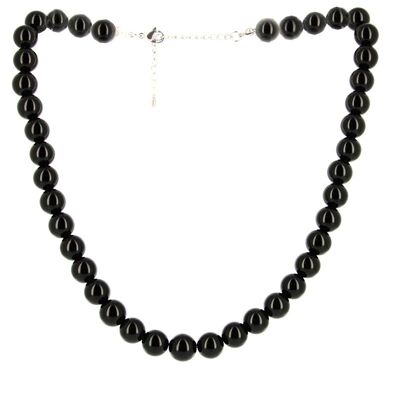 Necklace Onyx Beads 10 mm