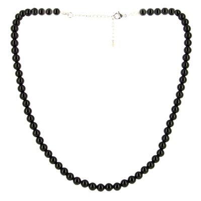 Necklace Onyx Balls 6 mm
