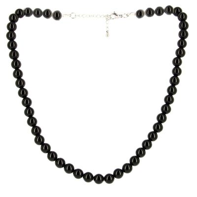 Necklace Onyx Beads 8 mm