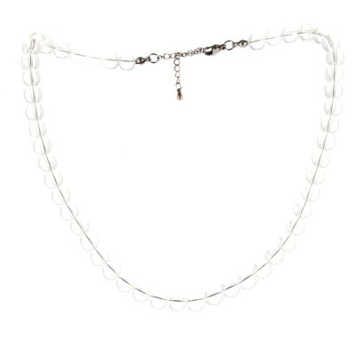 Collier Cristal de Roche Billes 8 mm