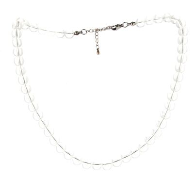 8mm Perlen Bergkristall Halskette