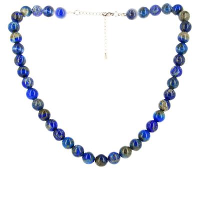 10mm Beads Lapis Lazuli Necklace