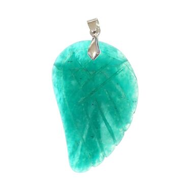 Pendentif Amazonite EXTRA "Aile"