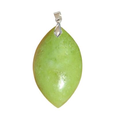 Pendentif Aventurine Verte de Madagascar Marquise