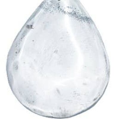 Colgante gota de cristal de roca