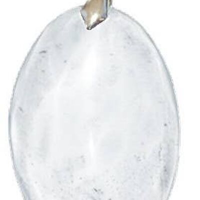 Pendentif Cristal de Roche Ovale