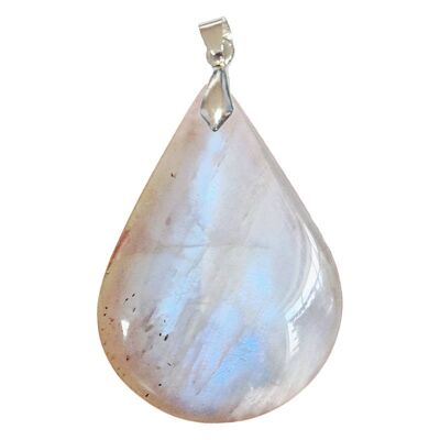 Madagascar EXTRA White Labradorite Pendant Drop