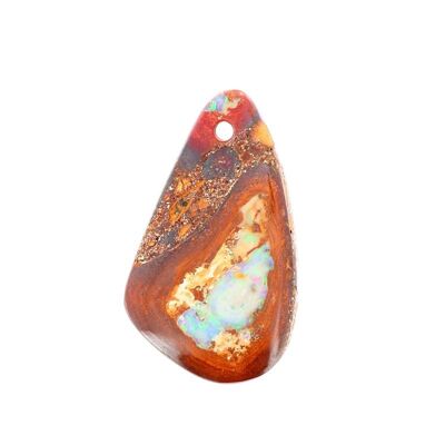 Australischer Boulder-Opal-Anhänger auf Matrix 35 x 20 mm