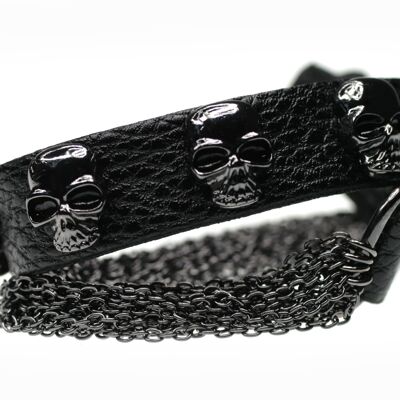 Bracelet Sally black/gun