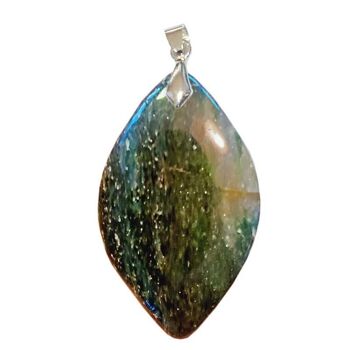 Pendentifs Agate Mousse de Madagascar Marquise