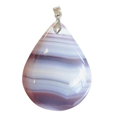 Pendentifs Agate Rubanée Goutte