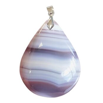 Pendentifs Agate Rubanée Goutte