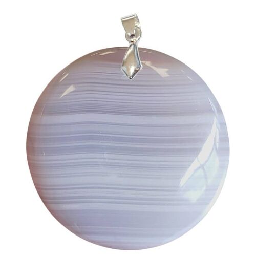 Pendentifs Agate Rubanée Rond