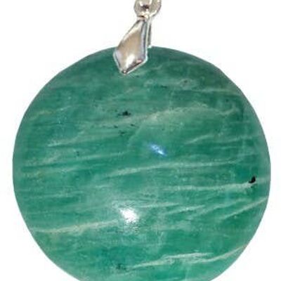 Round Amazonite Pendants