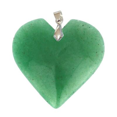 Green Aventurine EXTRA Heart Pendants