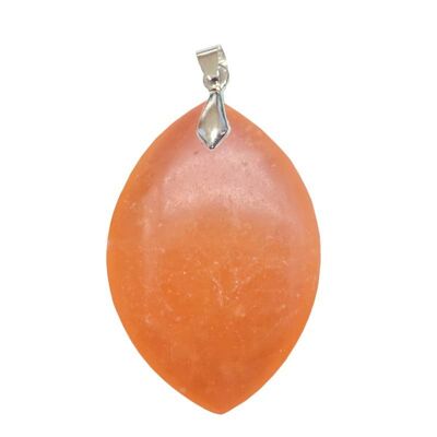 Pendentifs Calcite Orange EXTRA Marquise