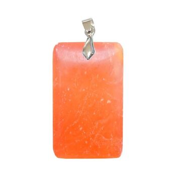 Pendentifs Calcite Orange EXTRA Rectangle