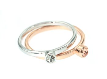 Bague Glam rhodium / or rose