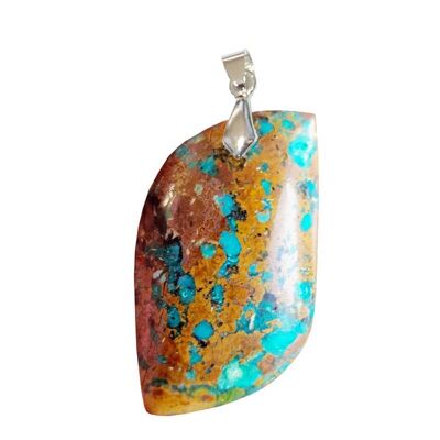 Pendentifs Chrysocolle Multicolore Forme S