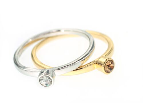 Ring Glam rhodium/gold