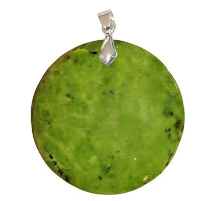 Pendentifs Chrysoprase Rond