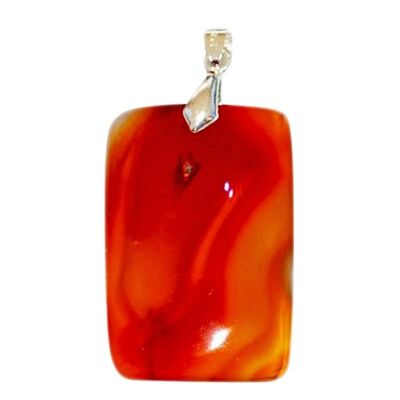 Carnelian Rectangle Pendants