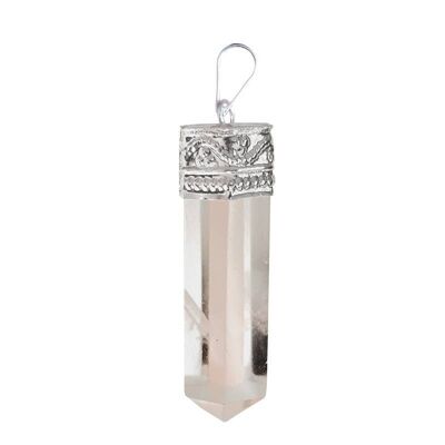 Pendentifs Cristal de Roche (Transparent)